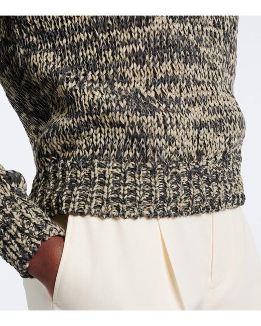 Pullover Mouline di Rohe in Gray