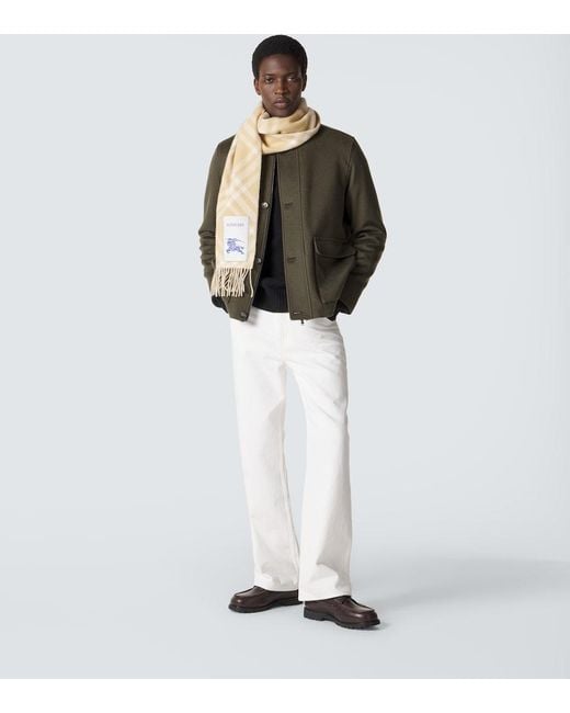 Sciarpa Ekd di Burberry in Metallic da Uomo