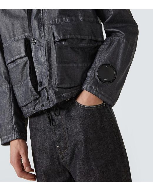 C P Company Jacke Goggle Lens in Black für Herren