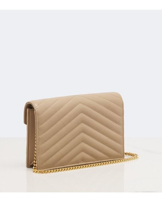 Borsa Cassandre Envelope di Saint Laurent in Natural