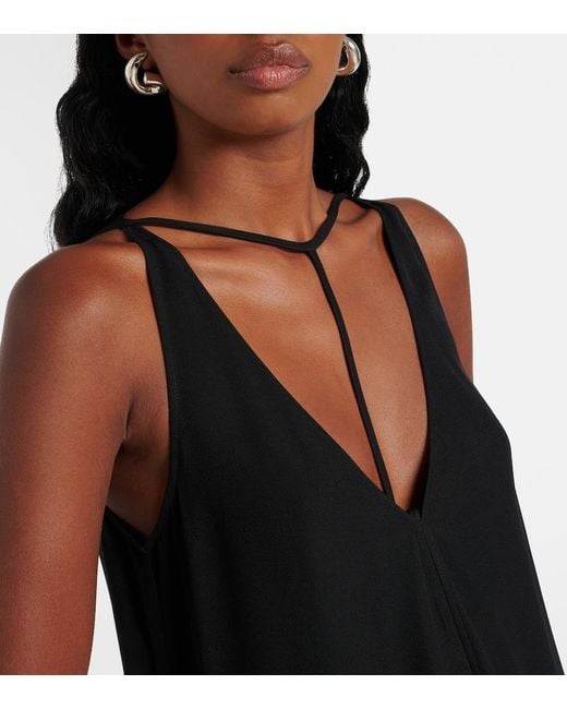 Mono De Crepe Saten Totême  de color Blue