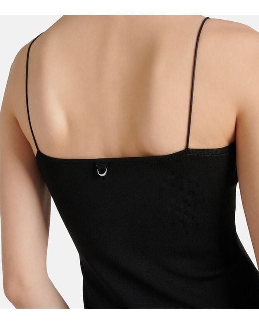 Jacquemus Black La Robe Aro Long Dress
