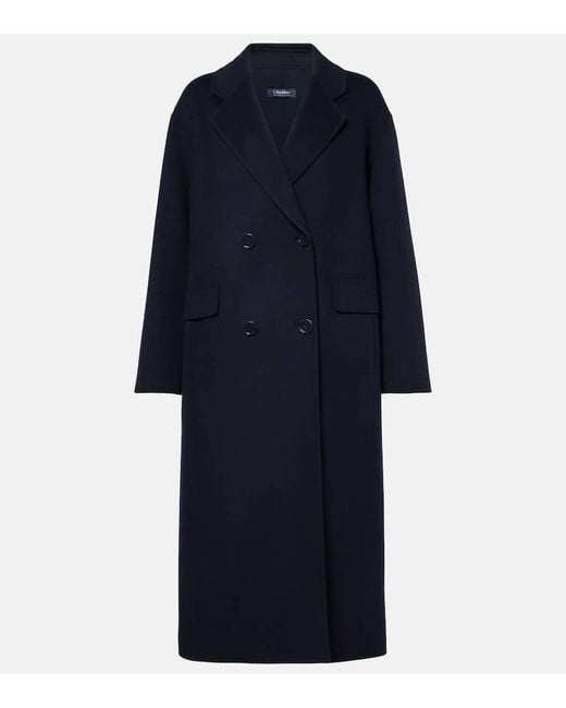 Manteau Favola En Laine Vierge Max Mara en coloris Blue