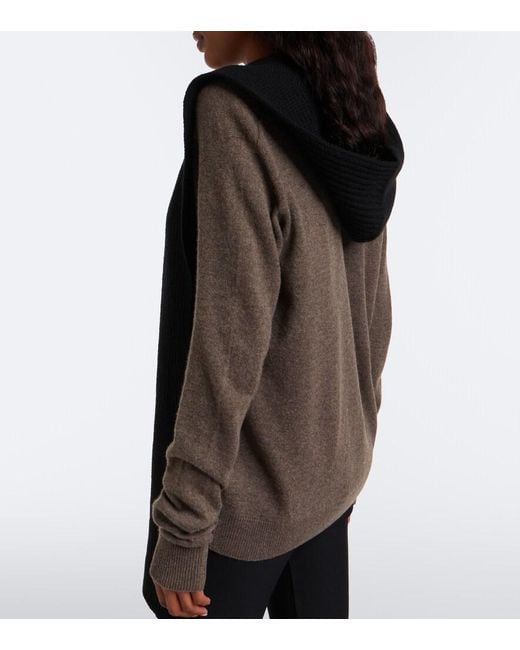 The Row Black Paise Cashmere Hood
