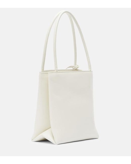 Magda Butrym White Julia Small Leather Shoulder Bag