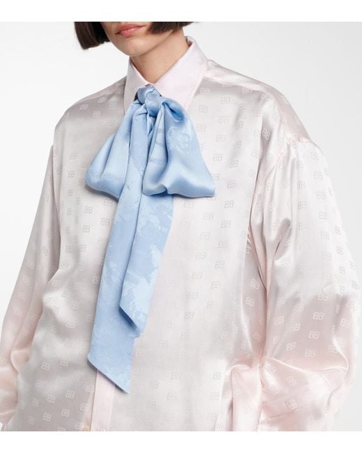 Sciarpa di Balenciaga in Blue