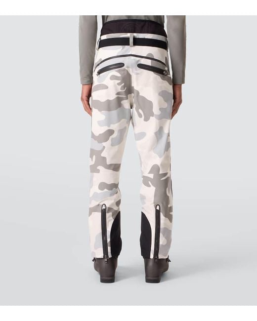 Bogner Gray Tim Belted Camouflage Ski Pants for men