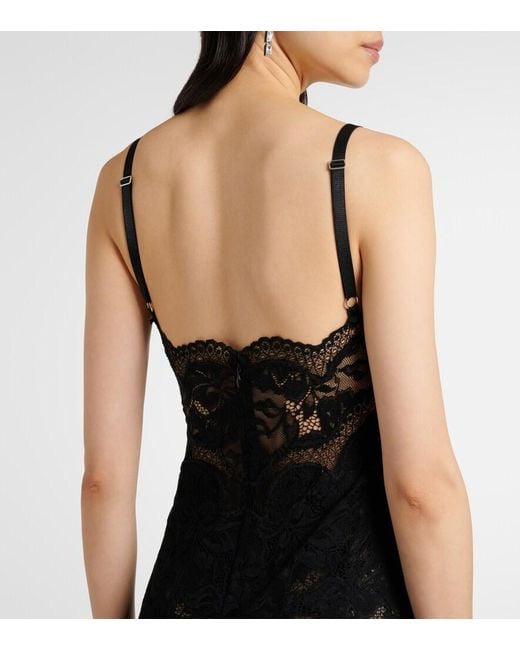 Rabanne Black Lace Maxi Dress