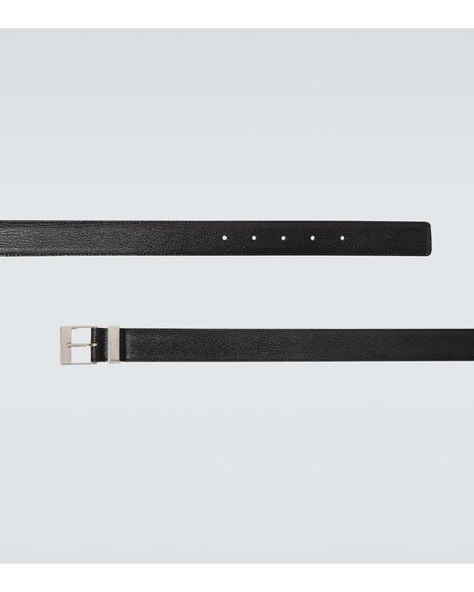 Gucci Black Leather Belt for men