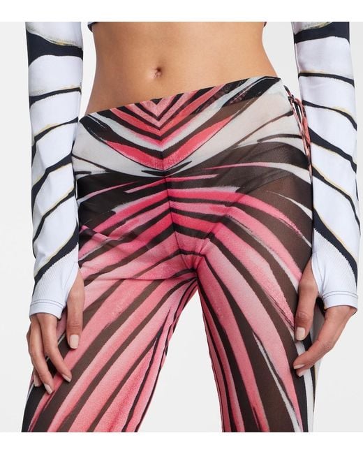Roberto Cavalli Black Printed Crop Top