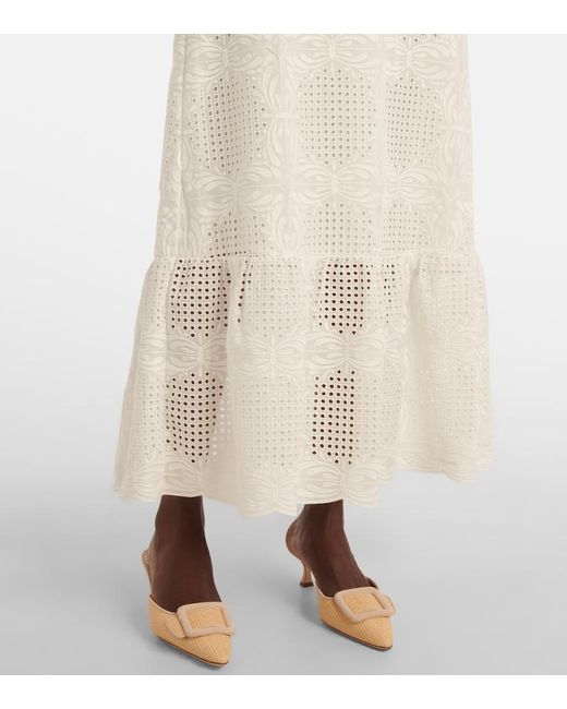 Giambattista Valli White Tweed Miniskirt