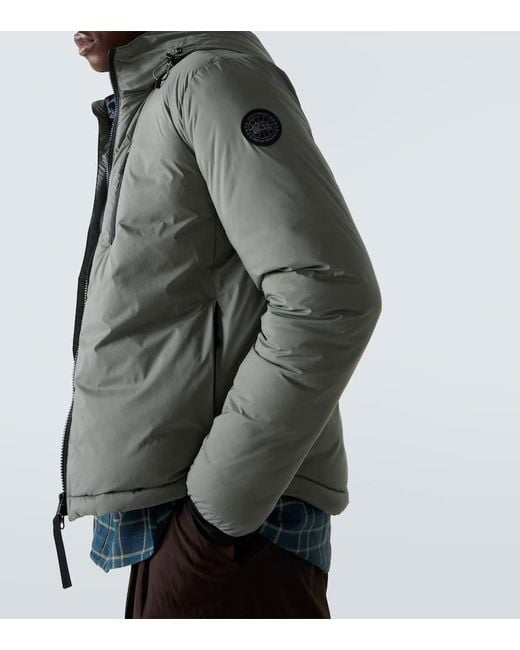 Chaqueta De Plumas Lodge Con Capucha Canada Goose de hombre de color Gray