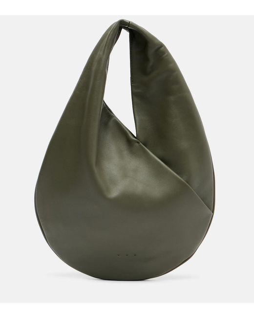Aesther Ekme Green Schultertasche Ora Aus Leder