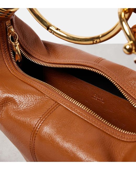 Borsa A Spalla Bracelet Small di Chloé in Brown