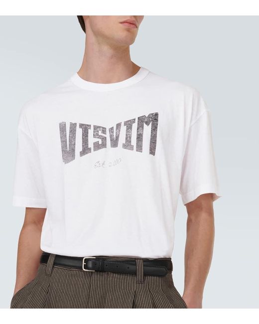 Camiseta Heritage de jersey de algodon Visvim de hombre de color White