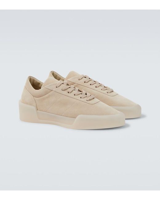 Fear Of God Natural Aerobic Low Suede Sneakers for men