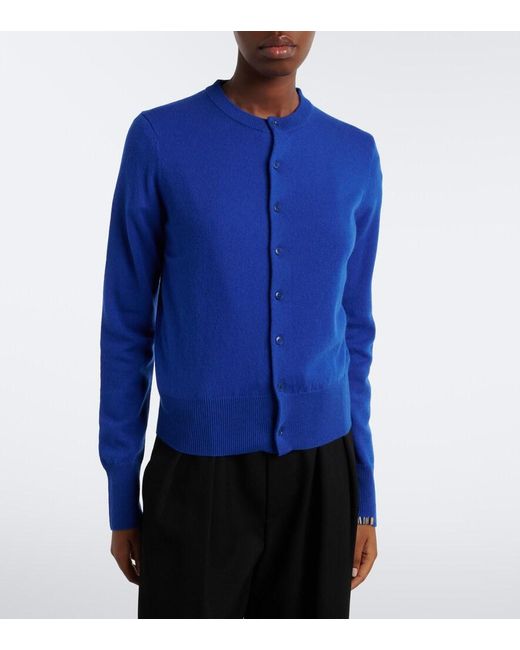 Extreme Cashmere Blue N°300 Little 2 Cashmere Cardigan