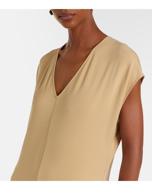 Totême Metallic Jersey Maxi Dress