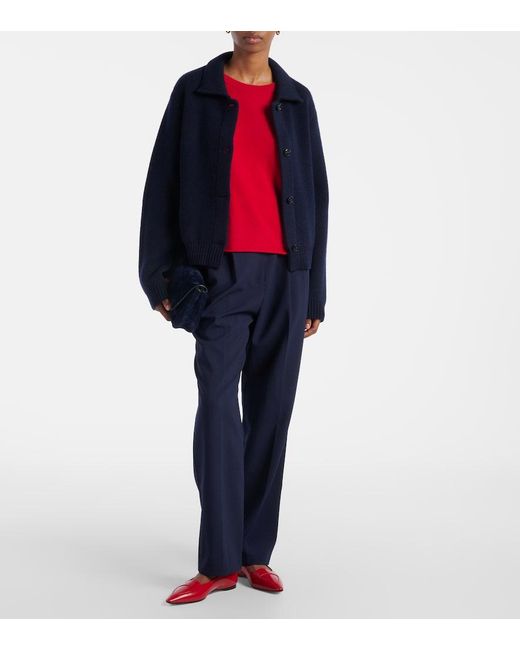 Lisa Yang Blue Lynna Cashmere Cardigan