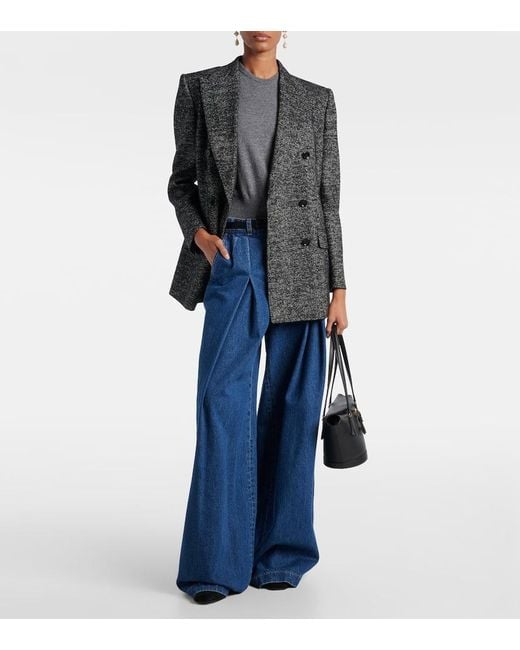 Dolce & Gabbana Blue Wide-Leg Jeans