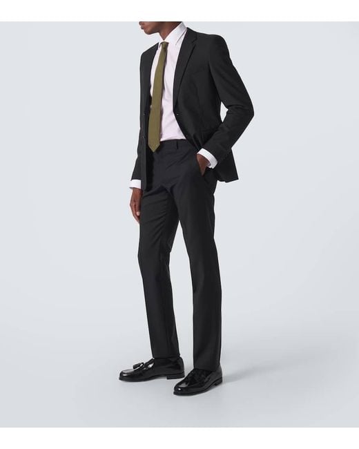 Traje De Lana Y Mohair Prada de hombre de color Black