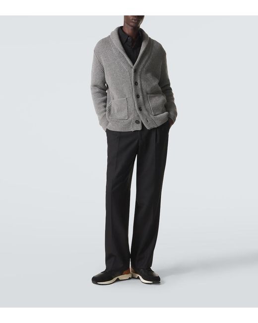 Tod's Black Leather Sneakers for men