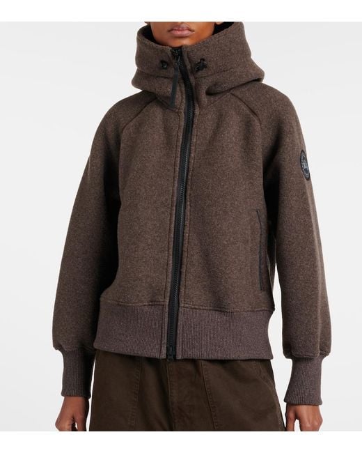 Canada Goose Brown Label Chilliwack Wool-Blend Jacket