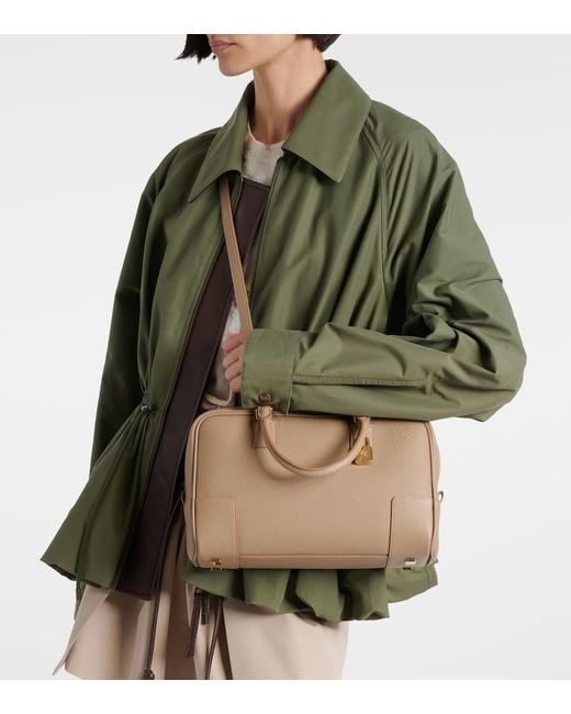 Loewe Brown Tote Bag Amazona 28 Aus Leder