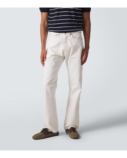 Prada White Straight Jeans for men