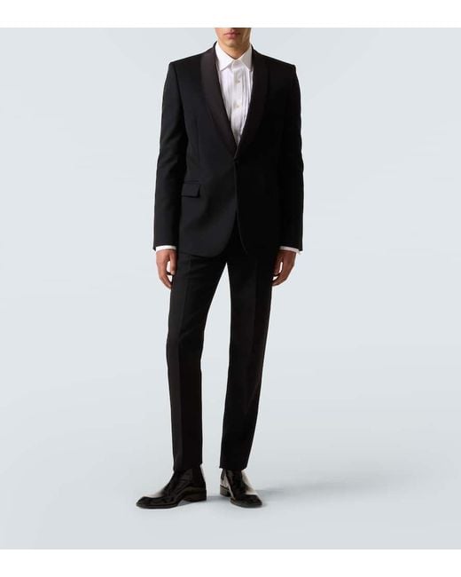 Alexander McQueen Anzugjacke Aus Schurwolle in Black für Herren