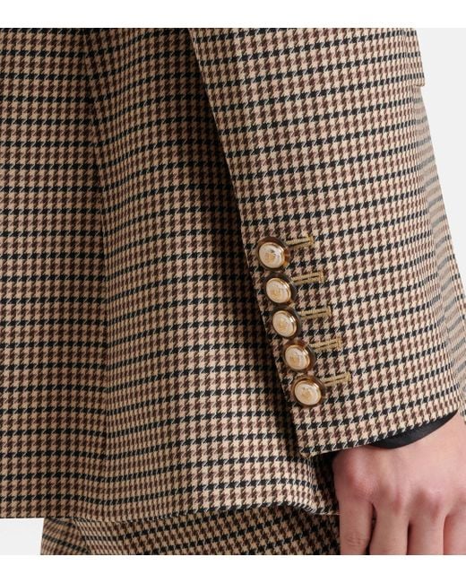 Veronica Beard Brown Livvy Houndstooth Blazer