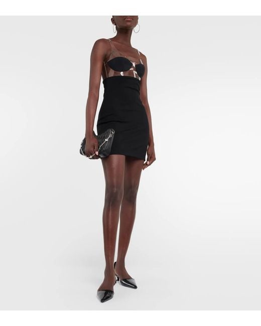 Christopher Kane Black Desire Minidress