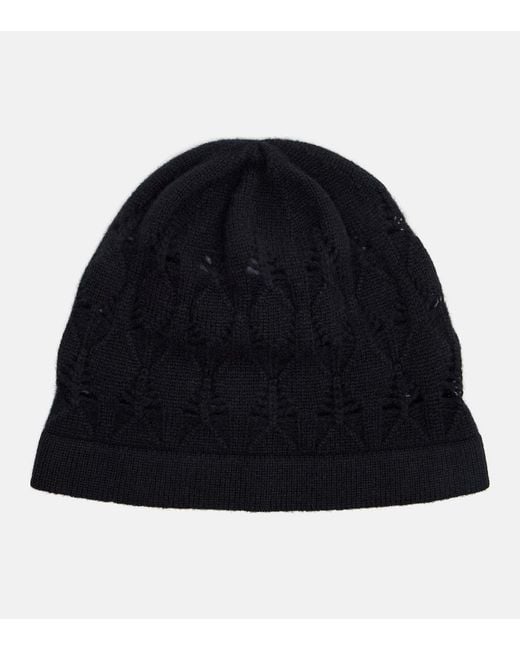 Nour Hammour Blue Pippa Cashmere Beanie