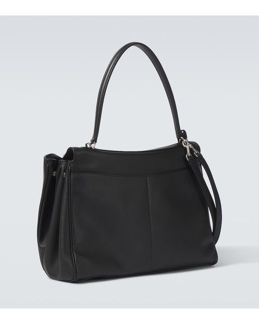 Balenciaga Black Rodeo Medium Leather Shoulder Bag for men