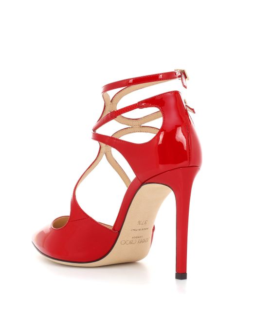jimmy choo red patent