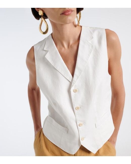 Chaleco De Algodon Polo Ralph Lauren de color White