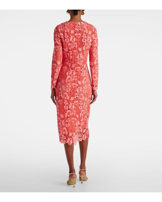 Monique Lhuillier Red Robe