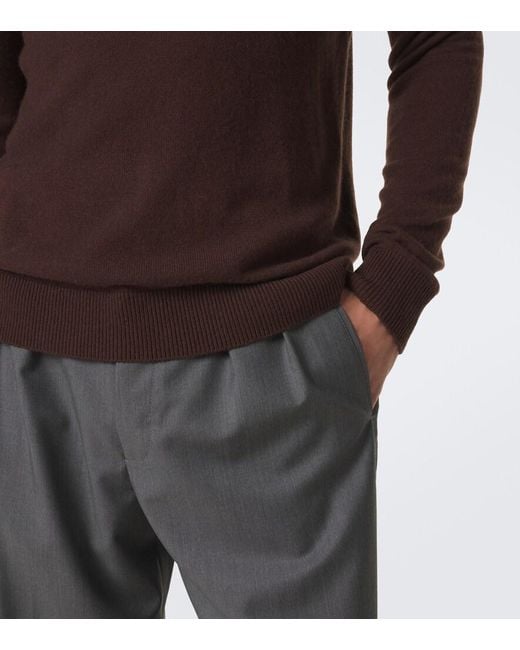 The Row Brown Thamm Cashmere Sweater for men