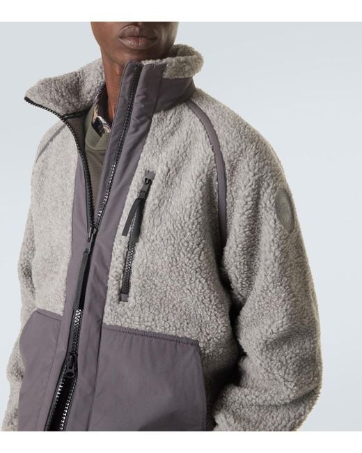Canada Goose Gray Westport Fleece Jacket for men