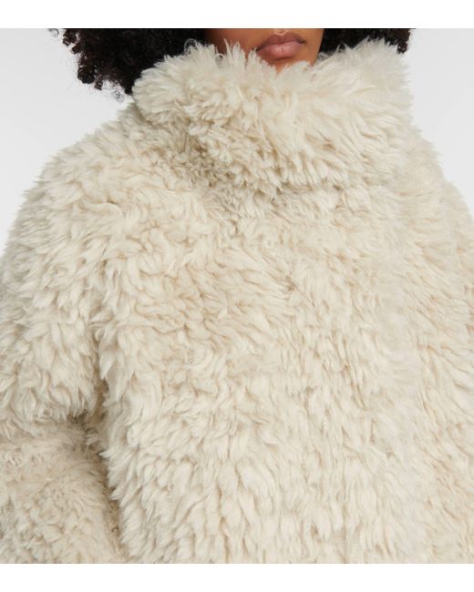 Goldbergh Natural Woolly Faux Fur Jacket