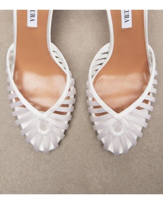 Aquazzura White Sweet Surrender Pumps