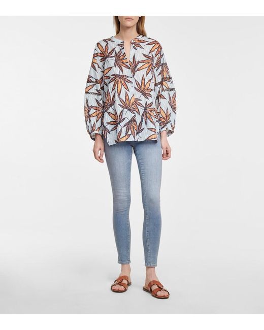 AG Jeans Blue Farrah Ankle Seamless Skinny Jeans