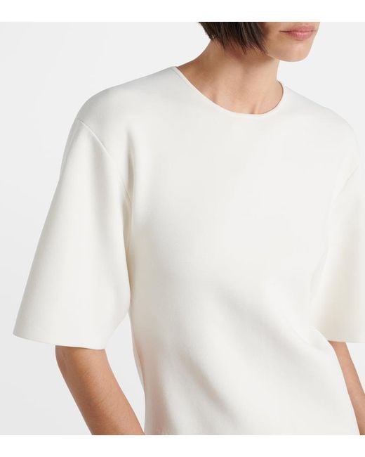 Abito Midi Cocoon di Totême  in White