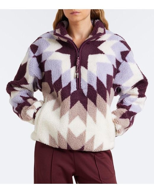 The Upside Multicolor Harlow Teddy Sweatshirt