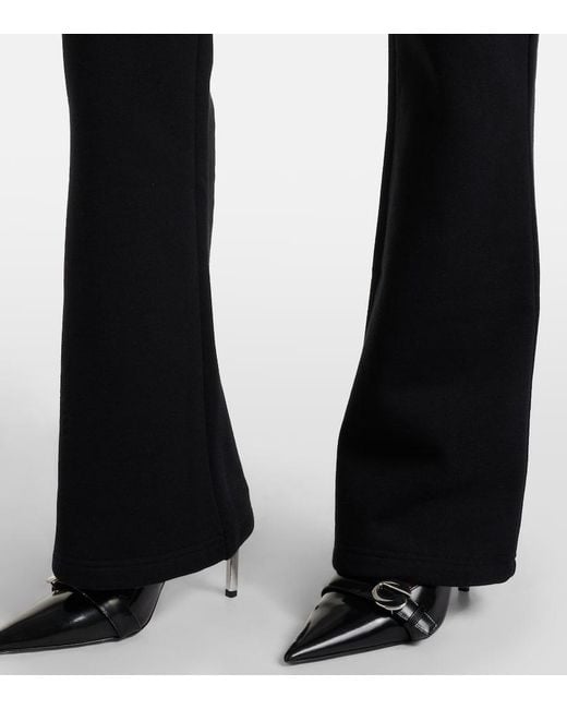Coperni Blue Low-Rise Cotton-Blend Sweatpants