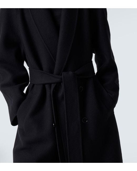 Abrigo Ferro En Mezcla De Lana The Row de hombre de color Black