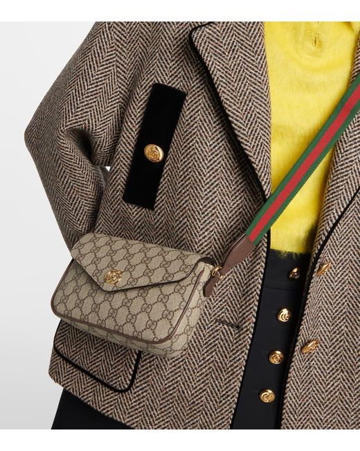 Gucci Multicolor Ophidia Mini GG Canvas Crossbody Bag