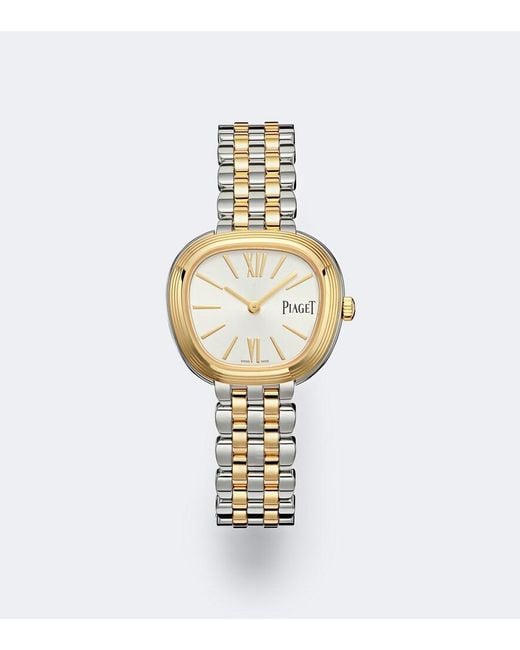 Piaget Metallic Sixtie 29Mm 18Kt Rose And Stainless Steel Watch