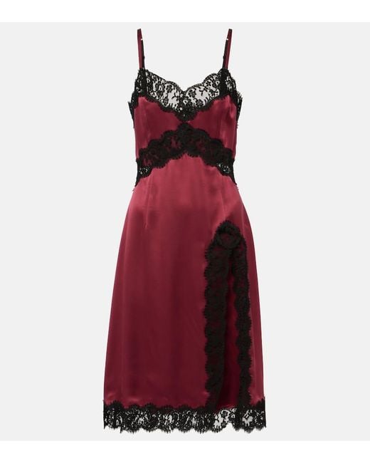 Abito Midi di Dolce & Gabbana in Red