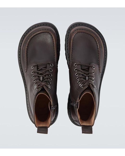 Loewe Schnuerstiefel Sierra Aus Leder in Brown für Herren
